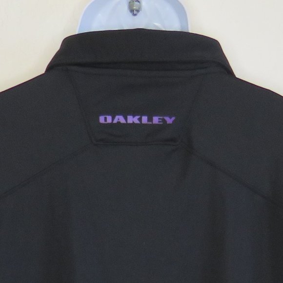 Oakley* Men's Short‎ Sleeve 3 Button Down Straight Hem Stripe Polo Shirt~ XXL - Picture 13 of 13